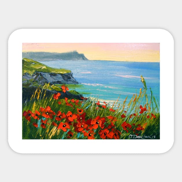 Flowers by the sea Sticker by OLHADARCHUKART